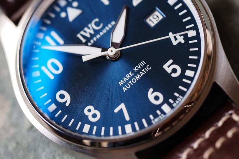 IW327010 PILOT’S WATCH MARK XVIII EDITION “LE PETIT PRINCE” Blue Dial Face