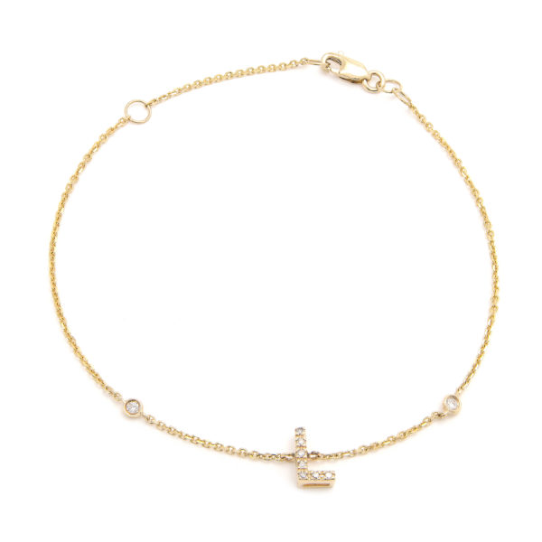 Hot Diamonds - Diamond Letter N Bracelet