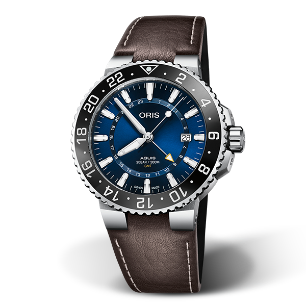 01 798 7754 4135-07 5 24 10EB — Oris Aquis GMT Date