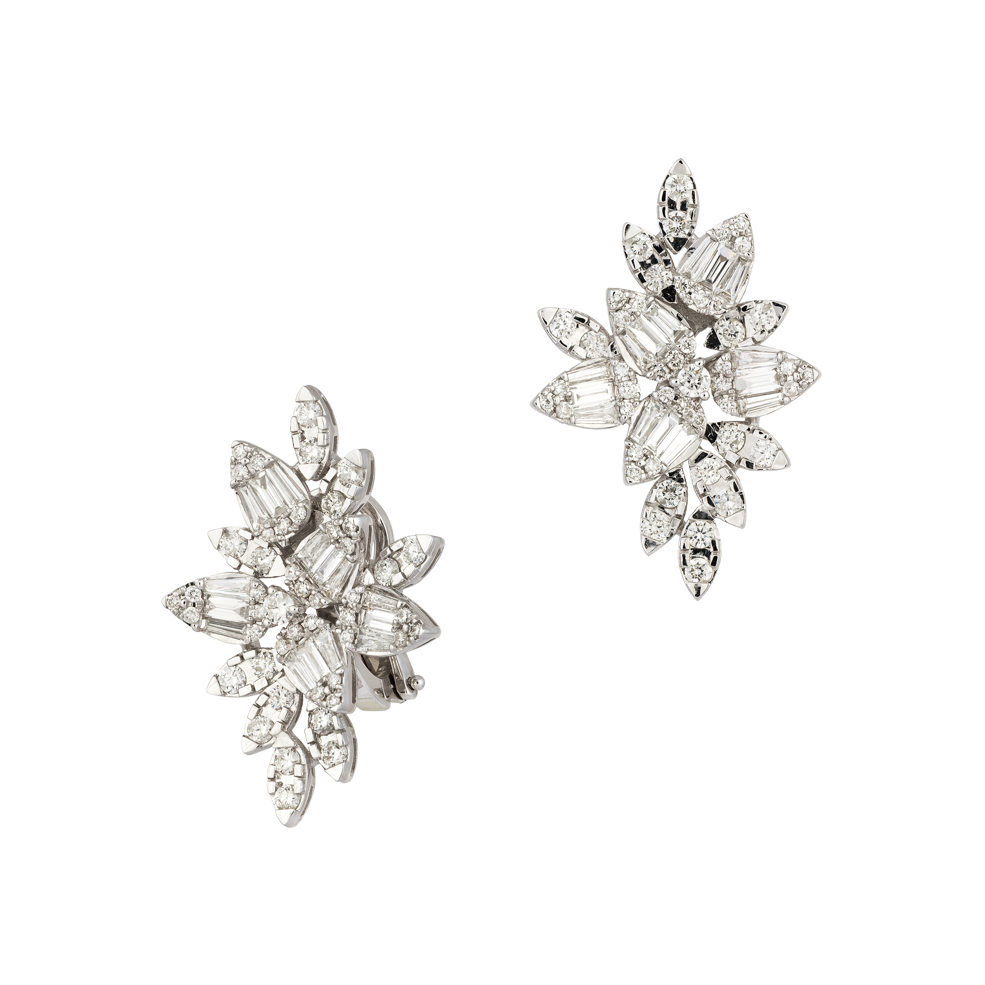 18kt white gold diamond earrings ⁠— AE2572 - Jewels In Paradise