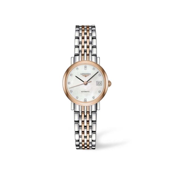 L43095877 — The Longines Elegant Collection 25mm Stainless Steel/Gold Cap 200 Automatic