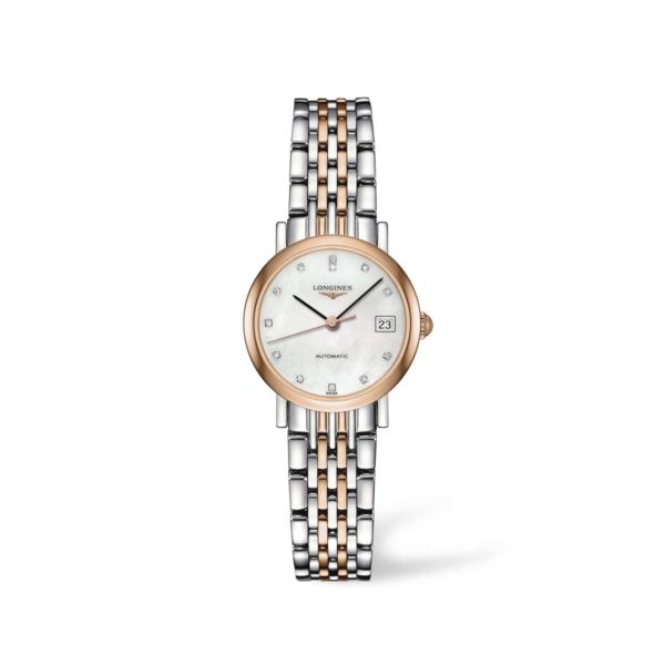 L43095877 — The Longines Elegant Collection 25mm Stainless Steel/Gold Cap 200 Automatic