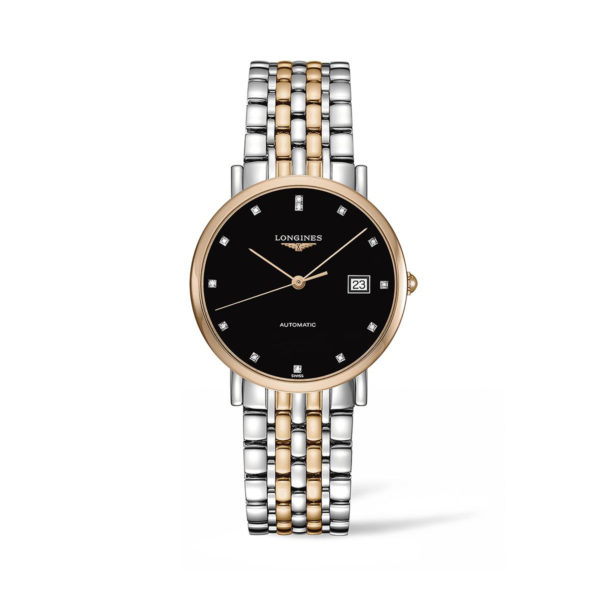 L48105577 — The Longines Elegant Collection 37mm Stainless Steel/Gold Cap 200 Automatic