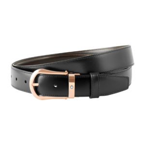 118426 — Montblanc Beltrotraststpvdrgoldcopinrevbkbrwlt30Mm