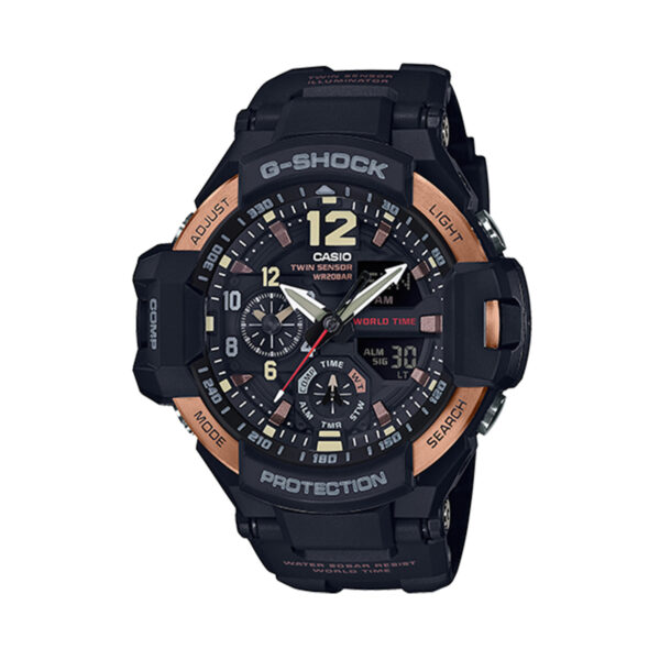 GA1100RG-1A – G-Shock Gravity Master Black &Rose Gold