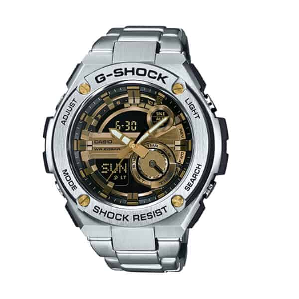 GST210D-9A – G-Shock G Steel Gold Face