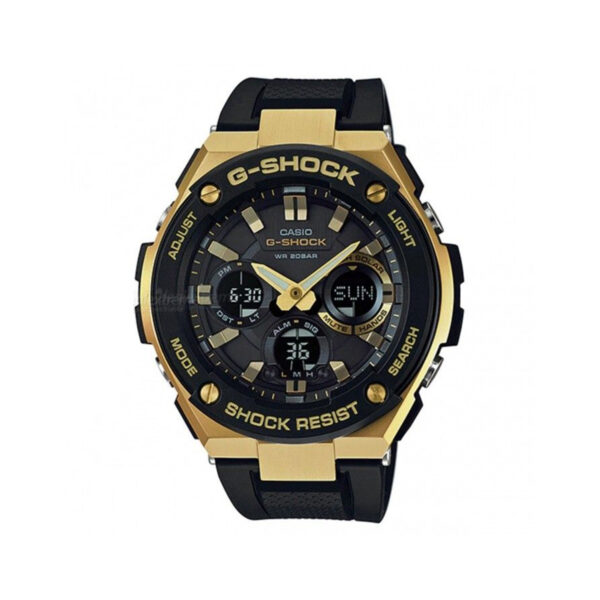 GSTS100G-1A – G-Shock Analog-Digital Watch Gold & Black